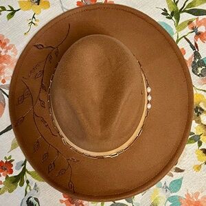 Wide Brim Fedora Hat